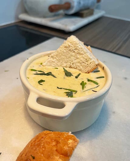 Creamy chicken soup