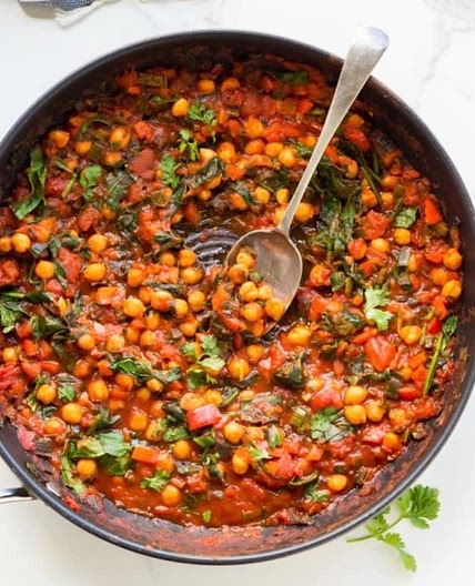 Simple Chickpea Shakshuka