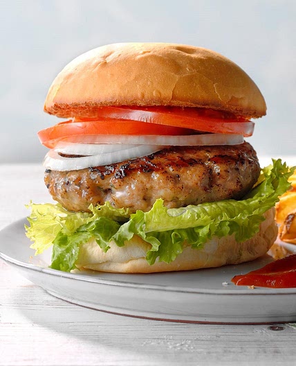 Grilled Pork Burgers