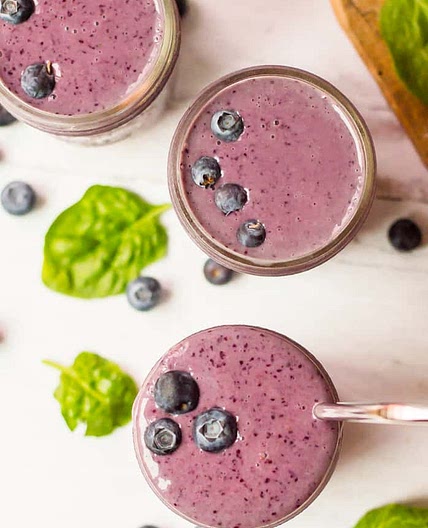 5-Minute Blueberry Spinach Smoothie