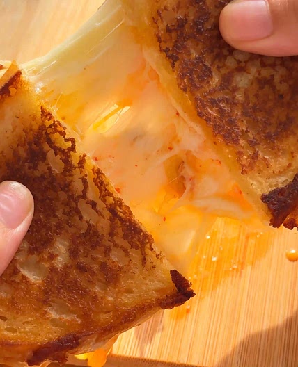 The Ultimate Kimchi Grilled Cheese