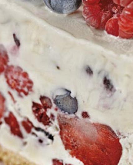 Berry Ice Cream Cheesecake