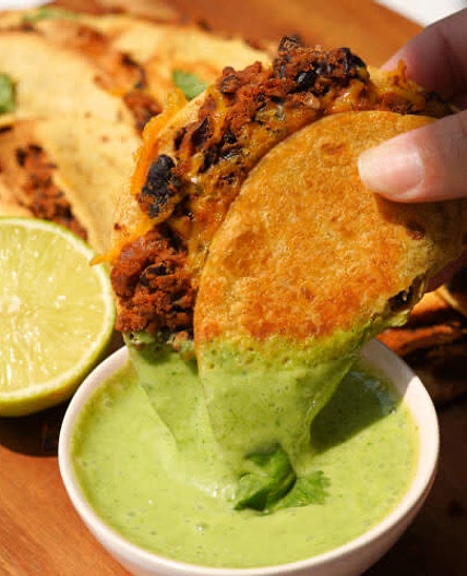 Crispy Black Bean Tacos