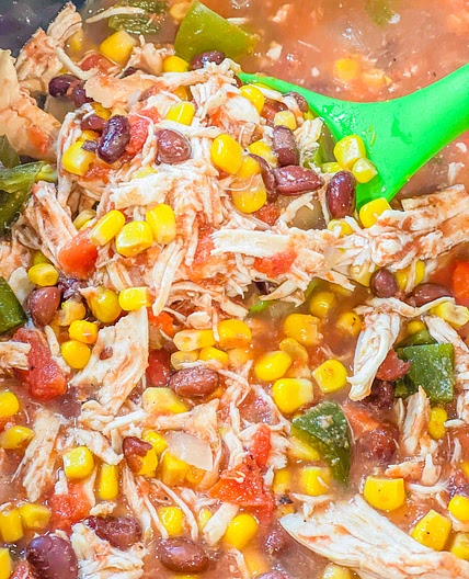 Crock Pot Chicken Enchilada Soup
