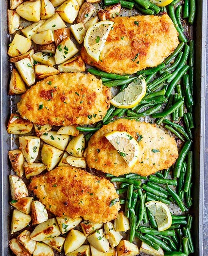 Sheet Pan Lemon Herb Chicken and Vegetables