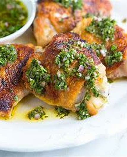 Chimichurri Chicken and Sweet Potatoes