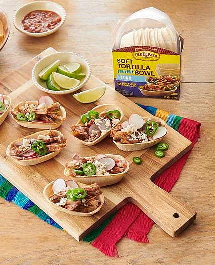 Mini Carnitas Taco Bowls