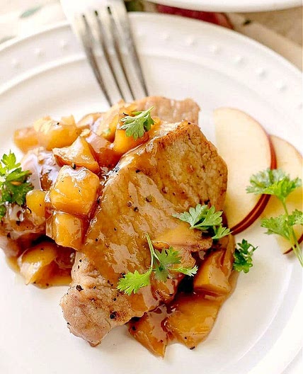 Pork Chops and Apples