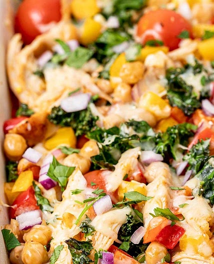 Loaded Veggie + Chicken Casserole
