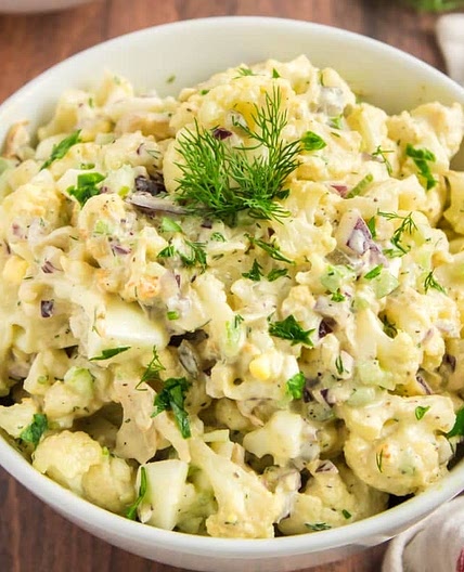 Low Carb Cauliflower “Potato” Salad