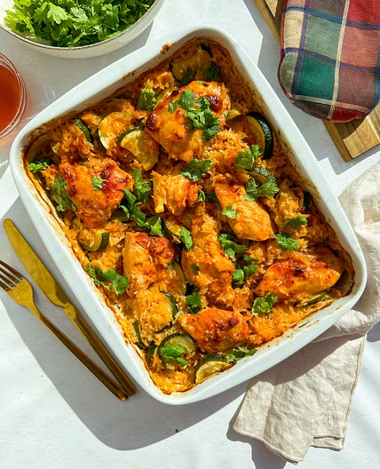 One Pot Hot Honey Chicken and Rice