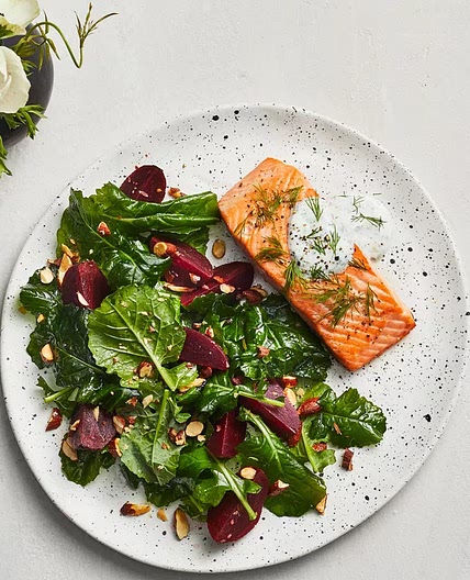 Salmon Beet Salad