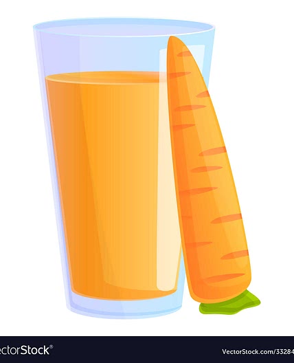 Orange pineapple carrot juice