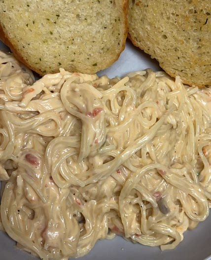 CrockPot Chicken Spaghetti