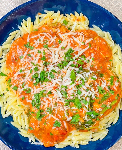 Crock Pot Tuscan Inspired Chicken 