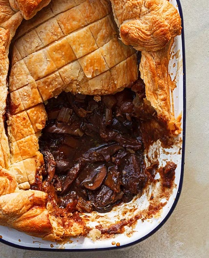Meaty Mushroom Pie