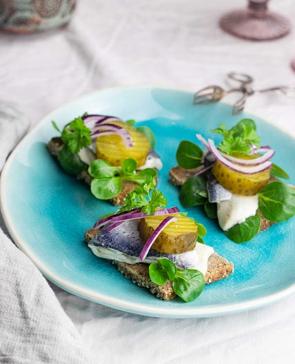 Mestemacher Fitness bread with herring filet – Mestemacher