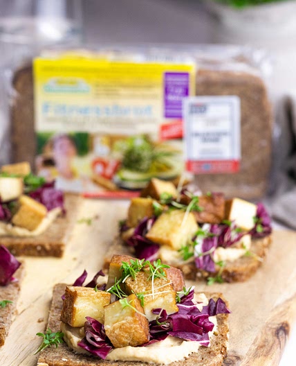 Mestemacher Fitness bread with hummus and tofu – Mestemacher