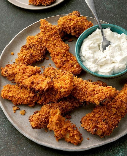 Air-Fryer Fiesta Chicken Fingers