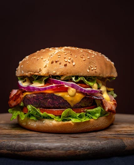 Homemade burger