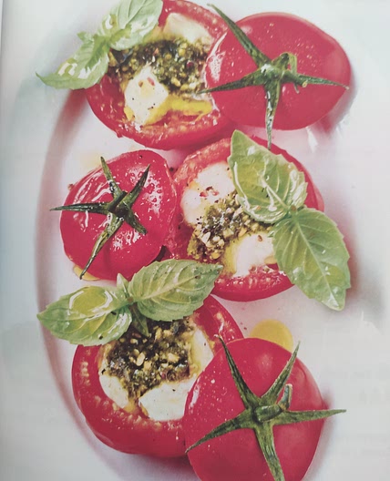 Tomates-mozza à la vapeur