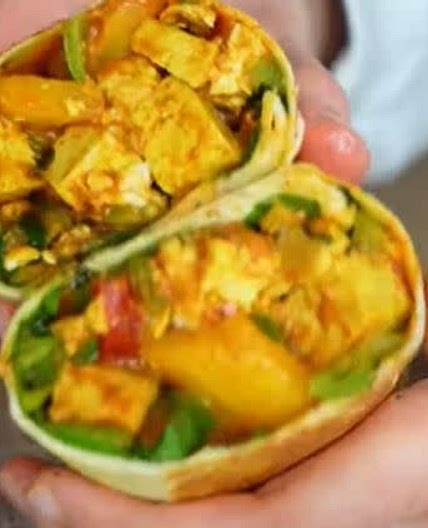 Tofu Curry Wrap