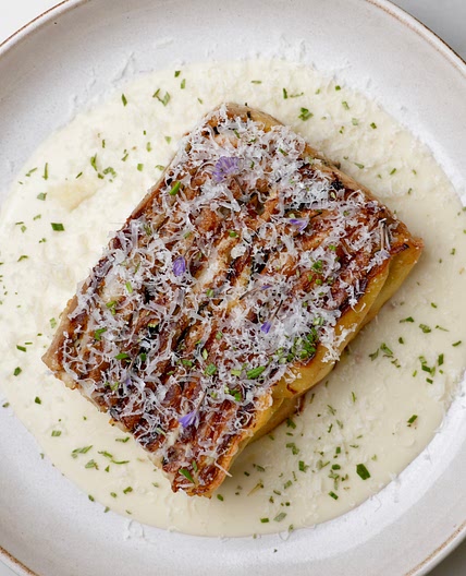 ITALIANO - Lasagna in padella alla zucca, pesto alle noci, bietola e Grana Padano