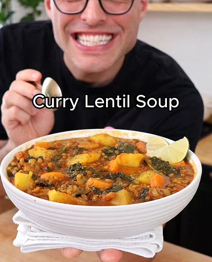 Curry Lentil Soup in 30 minutes