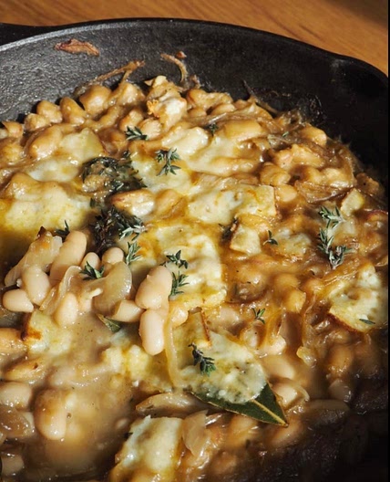 French Onion Beans