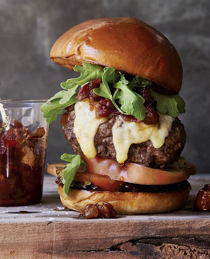 Gaines Brother Burgers with Drip Jam (Magnolia Table)