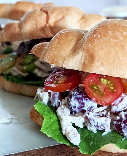 Chicken Salad Croissant Sandwiches 