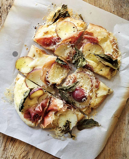 Flathead Pizza with Prosciutto  & New Potatoes (Magnolia Table) 