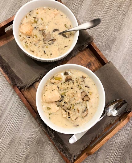 Chicken & Wild Rice Soup (Magnolia Table)