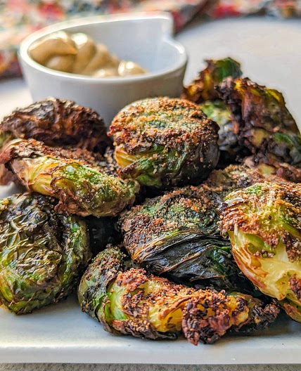 Air Fryer Smashed Brussel Sprouts