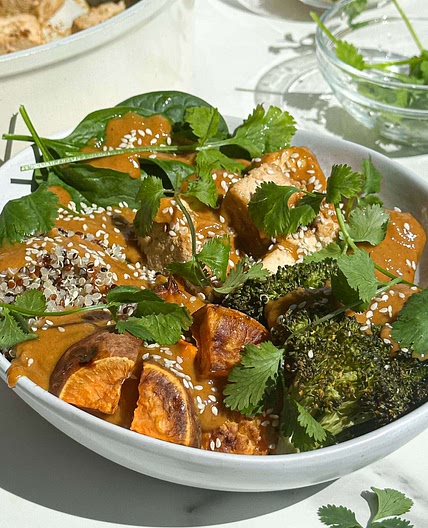 Peanut Protein Power Bowl