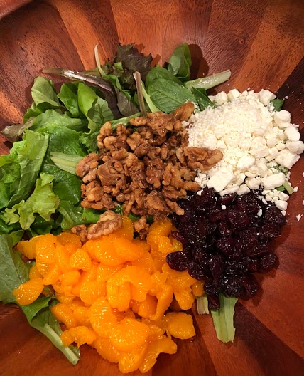 Jo’s Quick Table Salad & Red Wine Vinaigrette (Magnolia Table)
