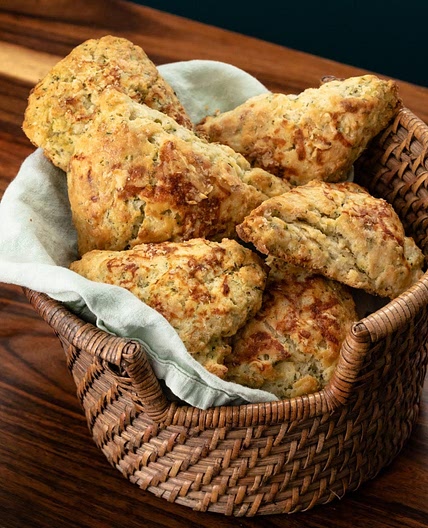 Herbed Cheddar Scones (Magnolia Table)