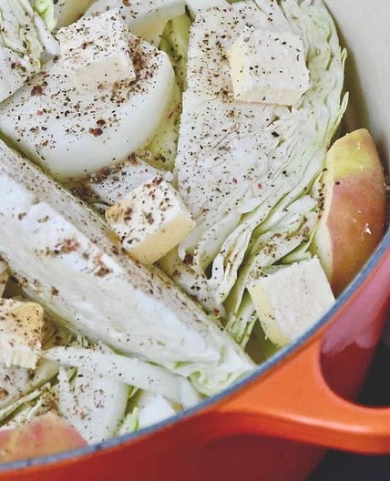 Dutch Oven Cabbage and Bacon (Magnolia Table)