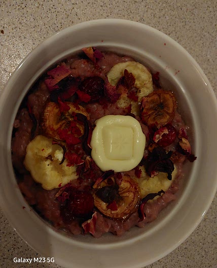 Raspberry oatmeal