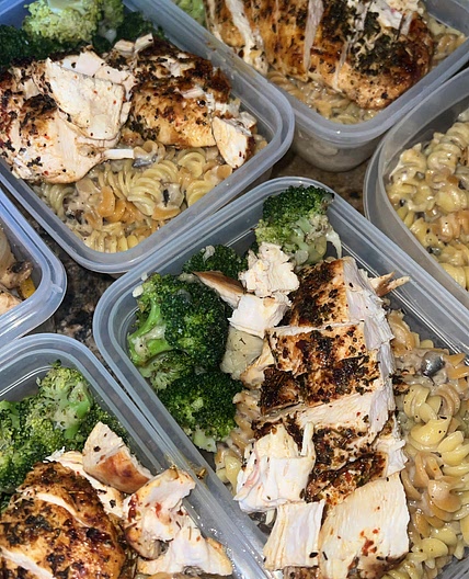 High Protein Chicken Alfredo 