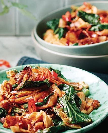 Vegetarian pad see ew