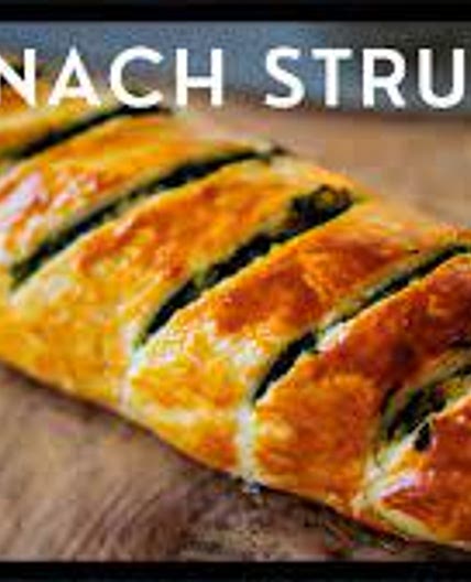 Savory Spinach Strudel