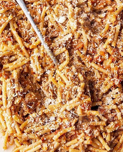 Jamie's Greek chicken pasta
