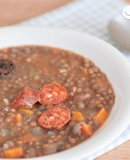 Lentejas caseras con chorizo
