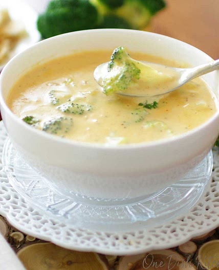 Broccoli Cheddar Soup For One