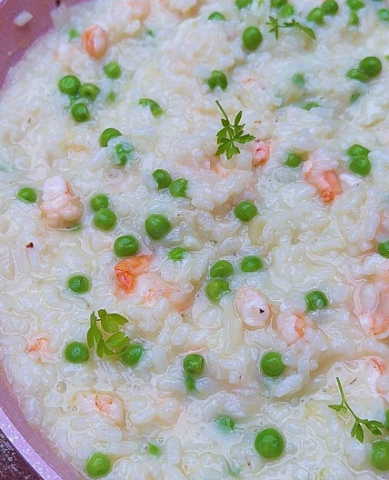 How to make Prawn and Pea Risotto