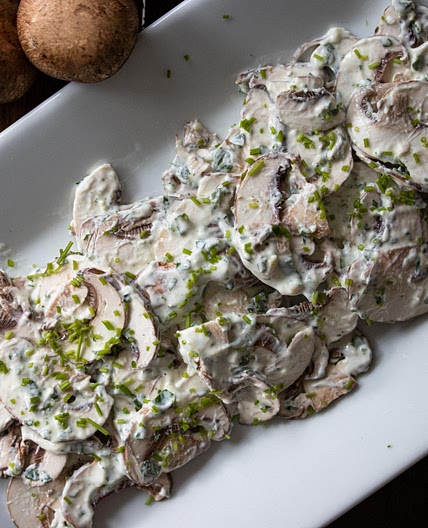 Easy Mushroom Salad with Herbs