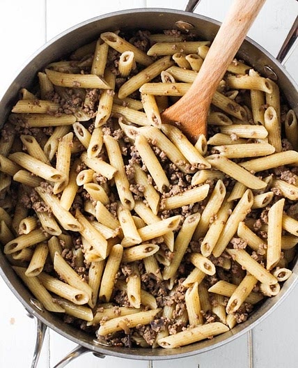 Makarony Po Flotski (Russian Navy Style Pasta)