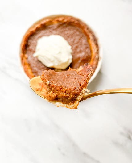 135 Calorie Pumpkin Pie for One