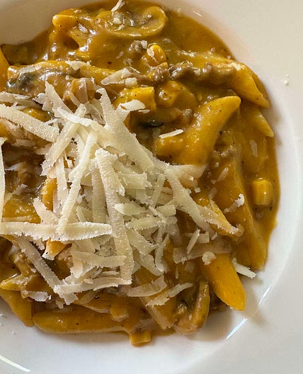 Creamy Pumpkin Penne